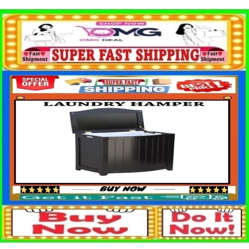 ✅🆕🚨🔴🌸S🌸A🌸L🌸E🌸❗️🔴📢OCEANSTAR Bowed LAUNDRY HAMPER🟢💸BUY NOW💳❗️💸🟢🛍️